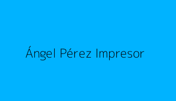 Ángel Pérez Impresor